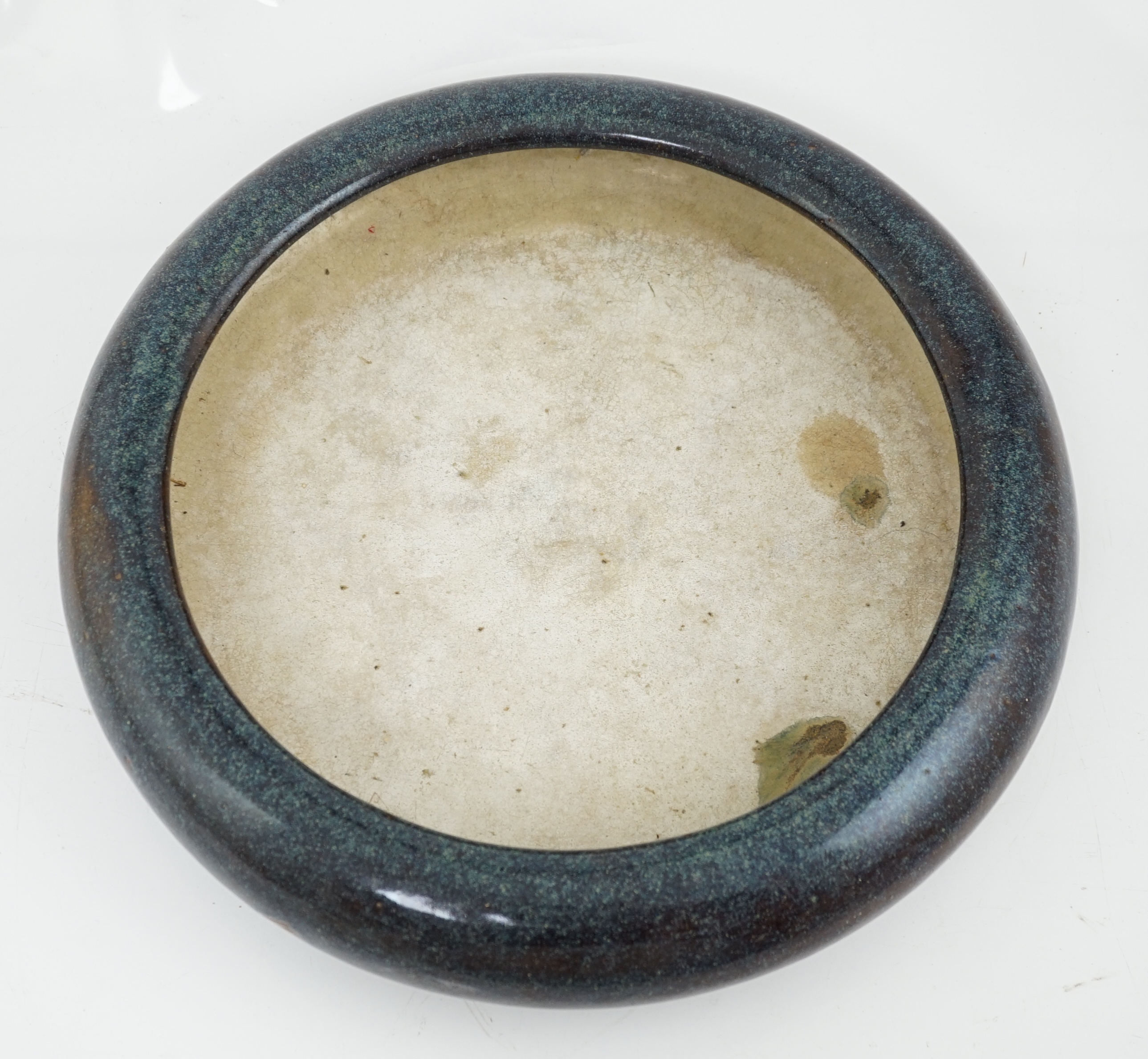 A large Shiwan Jun type lily bowl, 19th century